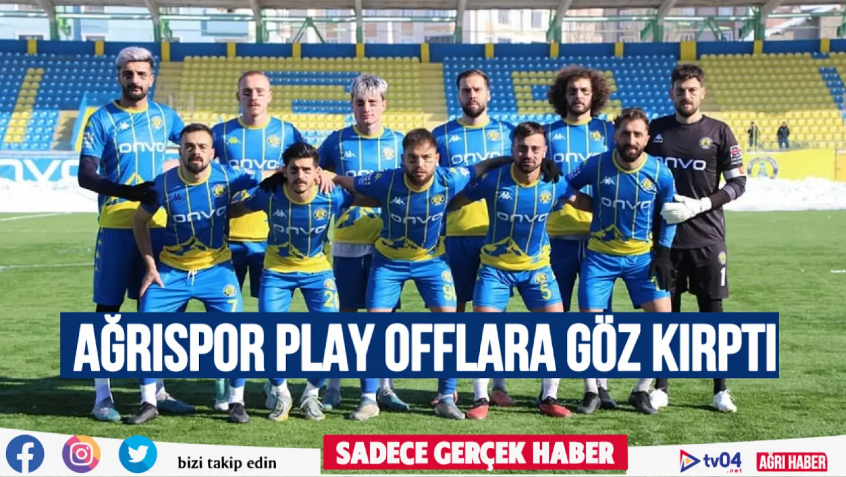 Erdoğan Sarıuşak ile Onvo Ağrıspor Playofflara Göz Kırptı