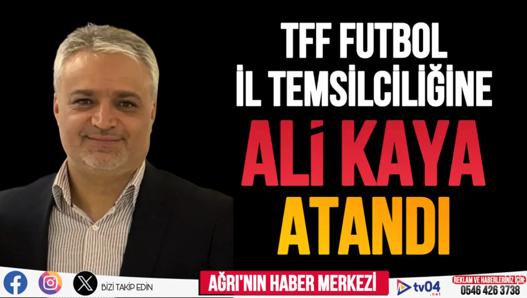 TFF Futbol İl Temsilciliğine Ali Kaya atandı