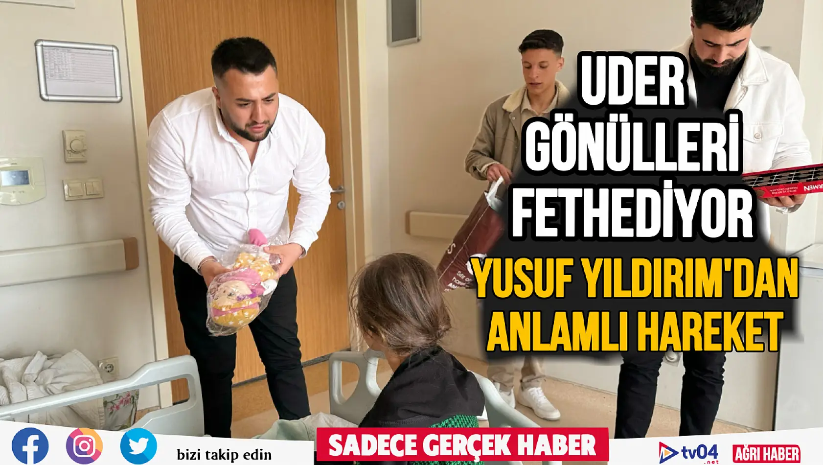 UDER, Bayram Sevincini Ağrı'daki Çocuklarla Paylaştı