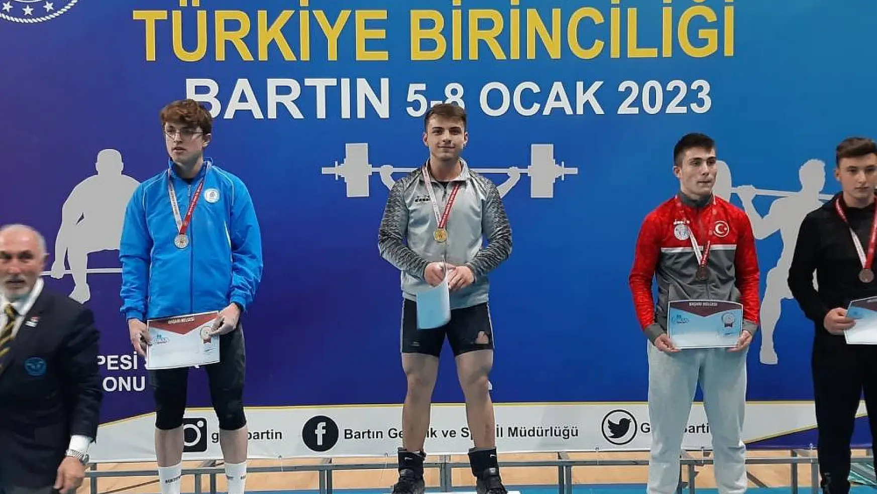 Ağrılı halterci Yusuf Ülker, Türkiye şampiyonu oldu
