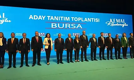 CHP Bursa Milletvekili adayları tanıtıldı