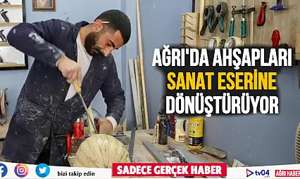 Ağrı'da merak saldığı bağlamanın her bir telini titizlikle işliyor