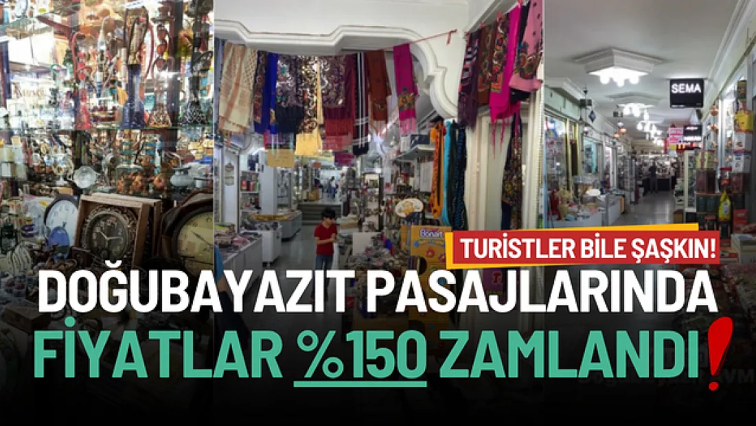 Doğubayazıt Kaçakçılar Çarşısı'nda Fiyatlar %150 Zamlandı! Turistler Bile Şaşkın!