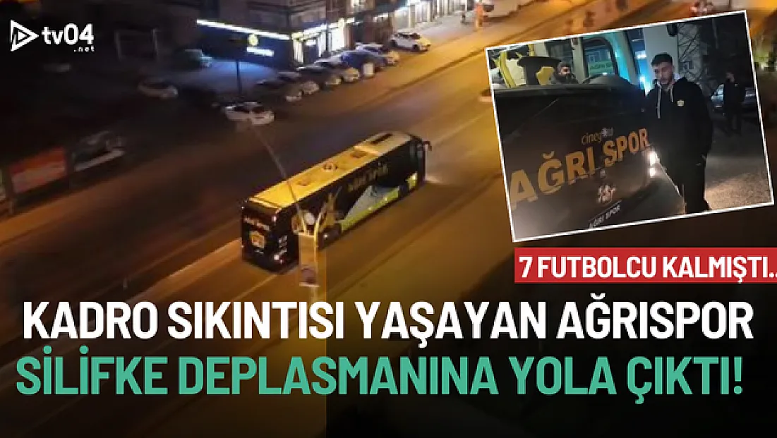 Kadro Sıkıntısı Yaşayan Ağrı 1970 Spor, Deplasmanda Silifke Belediye Spor Karşısında!