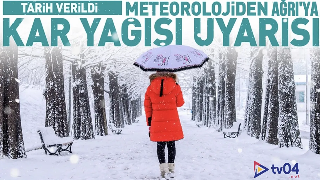 Meteoroloji’den Pazartesi Uyarısı: Ağrı Dahil 21 İlde Kar Yağışı Bekleniyor