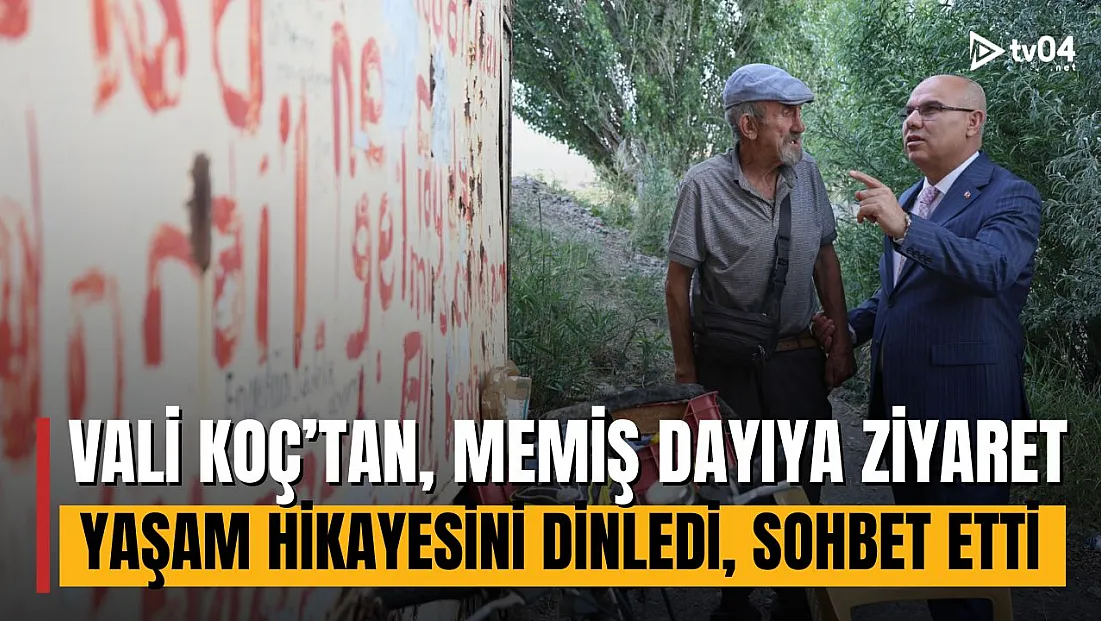 Vali Mustafa Koç’tan Anlamlı Ziyaret: Taşlıçay’ın Sevilen İsmi ‘Memiş Dayı’ya Vefa