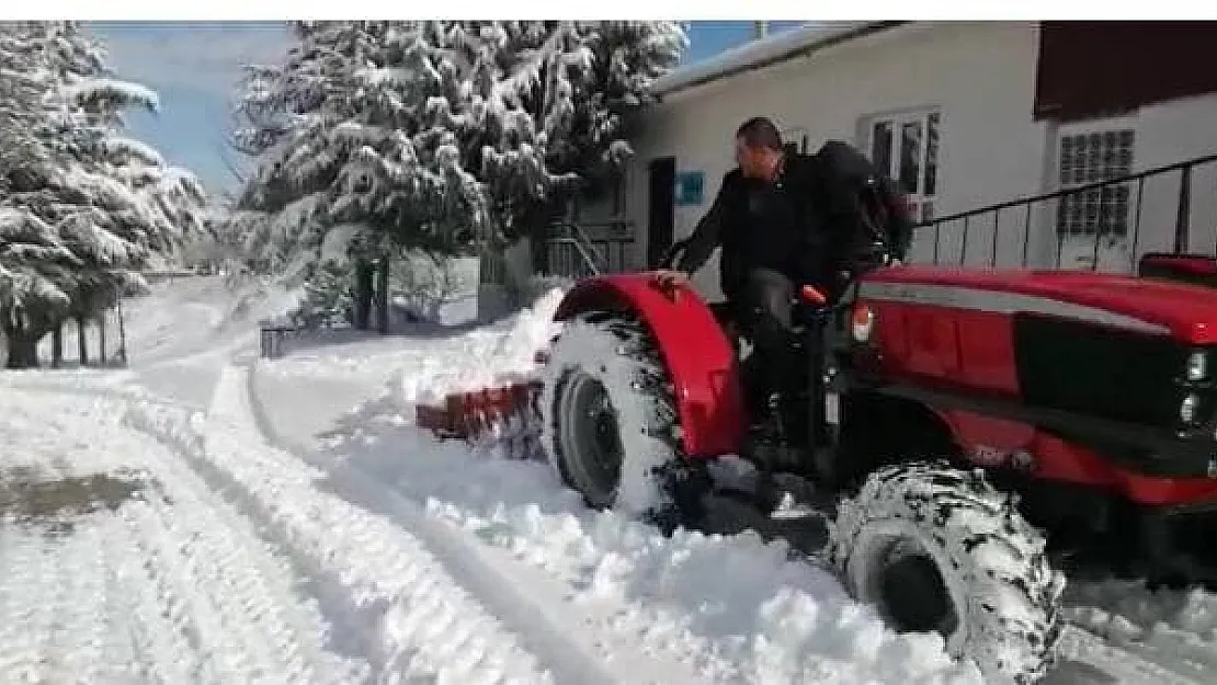 Kardan kapanan yollar için kolları sıvadılar
