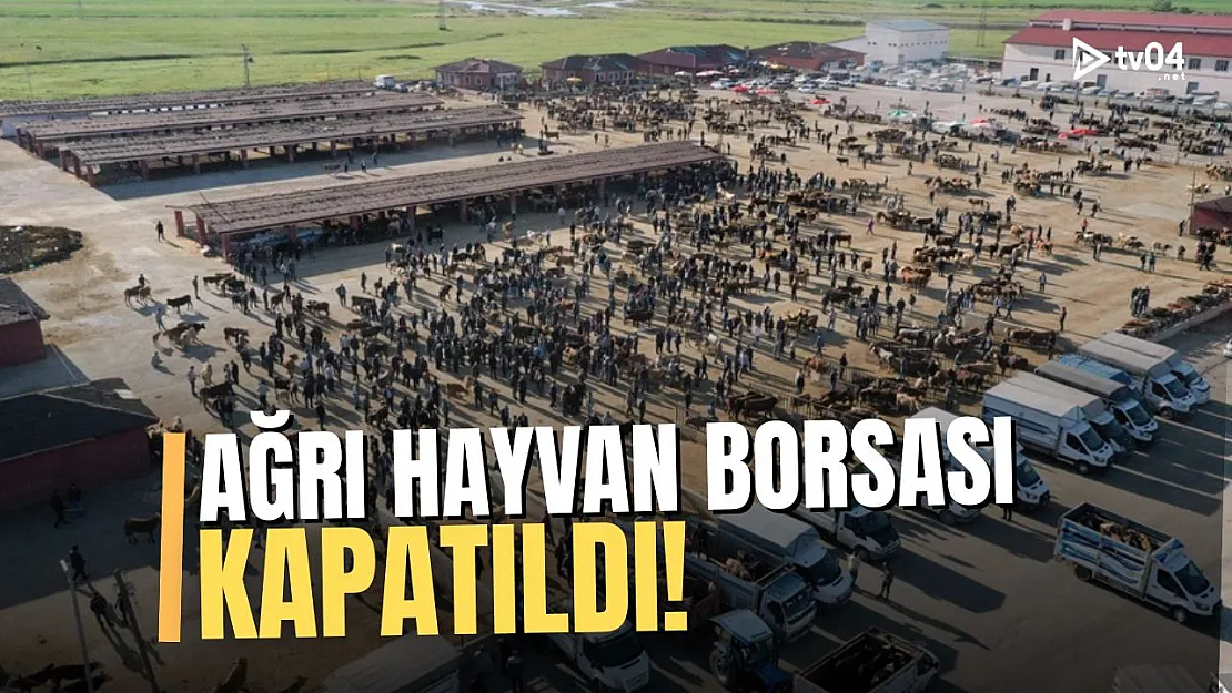 Ağrı Canlı Hayvan Borsası Şap Hastalığı Nedeniyle Kapatıldı: Ticaret Durdu!