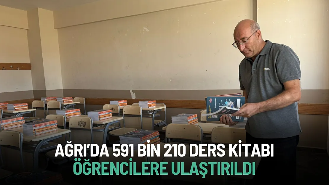 Ağrı'da 519 Bin Ücretsiz Ders Kitabı Öğrencilere Ulaştırıldı