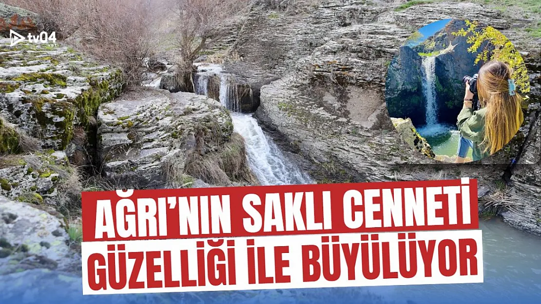 Ağrı'da Bekiran Şelalesi Baharda Doğaseverlerin Yeni Gözdesi Oldu