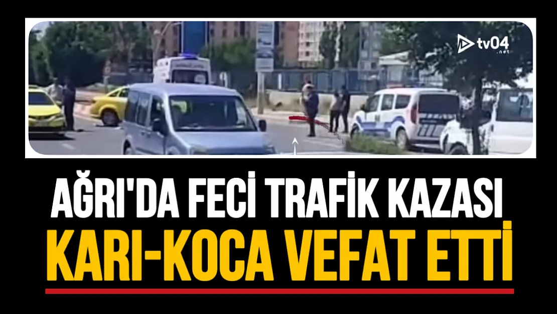 Ağrı'da feci trafik kazası: Karı koca hayatını kaybetti!