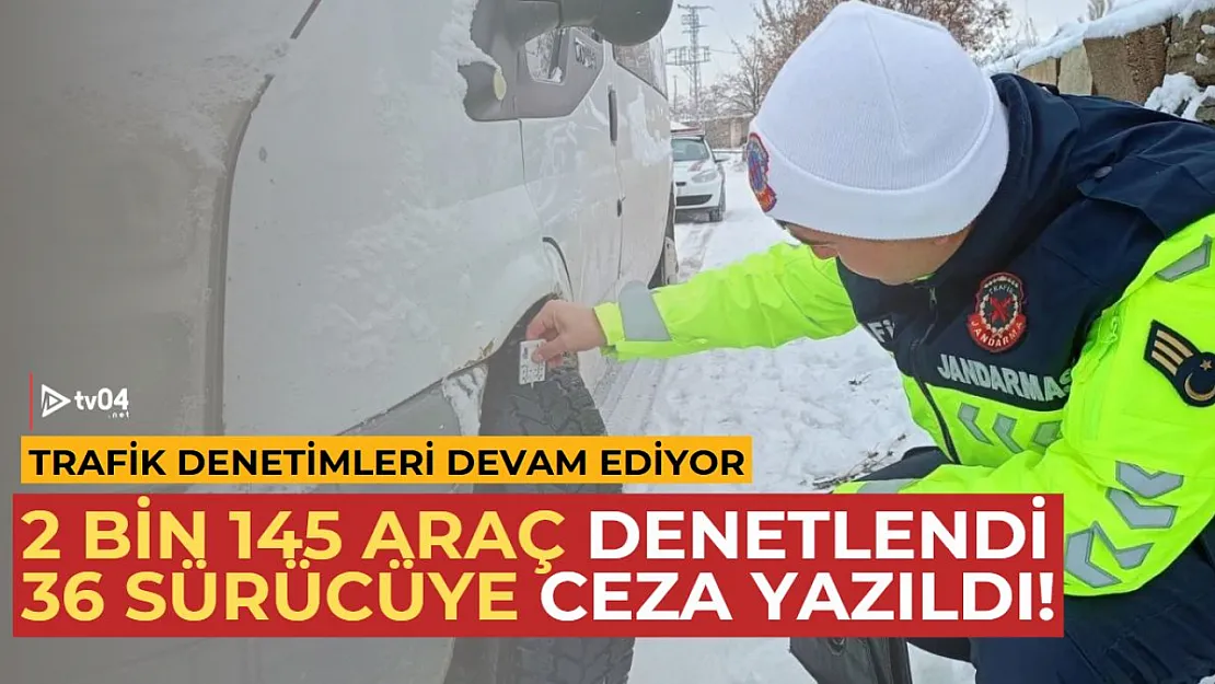 Ağrı'da Geniş Kapsamlı Trafik Denetimi: 2 Bin 145 Araç ve 4 Bin 197 Şahıs Kontrol Edildi