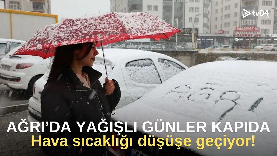 Ağrı'da Hava Sıcaklığı Düşüyor: Yağış Bekleniyor