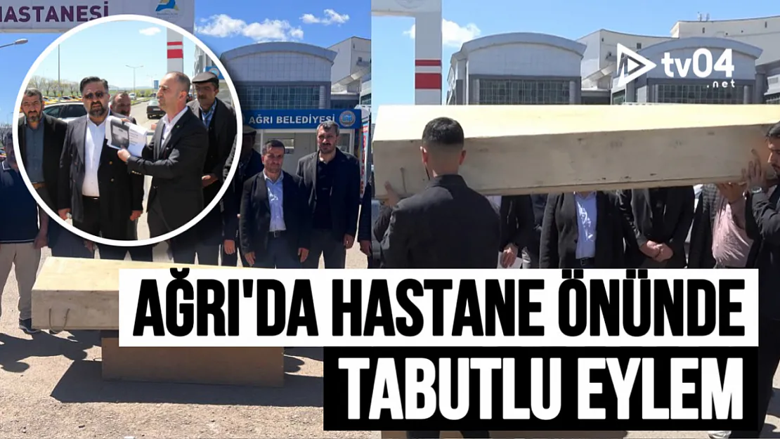 Ağrı'da HÜDA PAR'dan Tabutlu Eylem: 'Hastanede Ölmek İstemiyoruz'