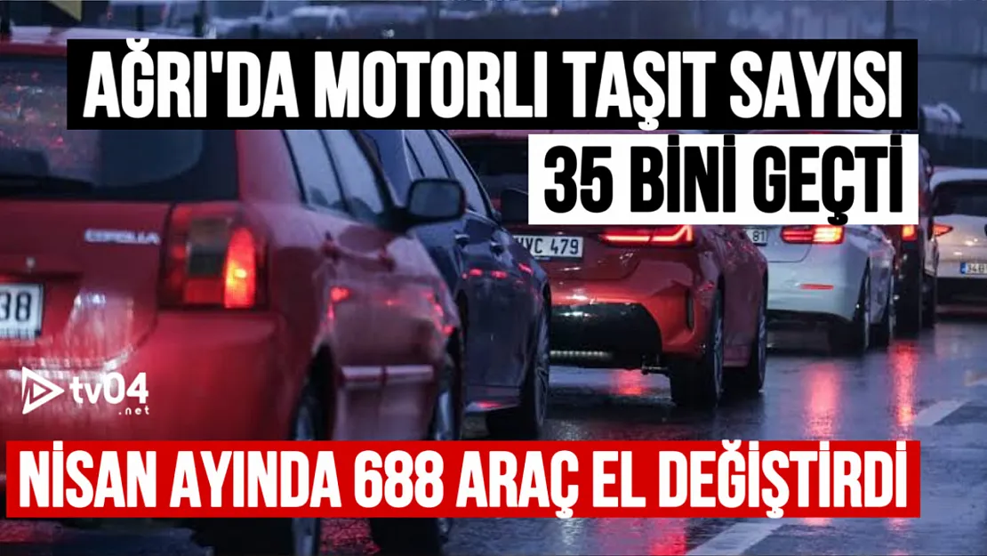 Ağrı'da Motorlu Taşıt Sayısı 35 Bini Geçti – Nisan 2025 TÜİK Verileri Açıklandı