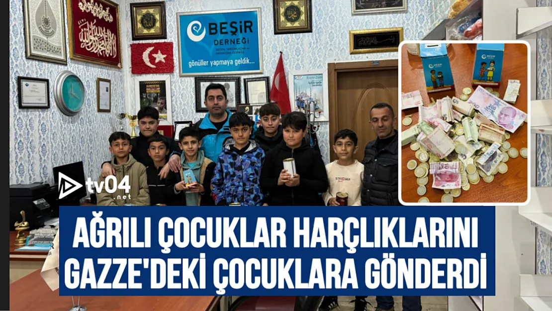 Ağrı Semerkand Çocuk Kulübü'nden Gazze'deki Çocuklara Bayram Hediyesi