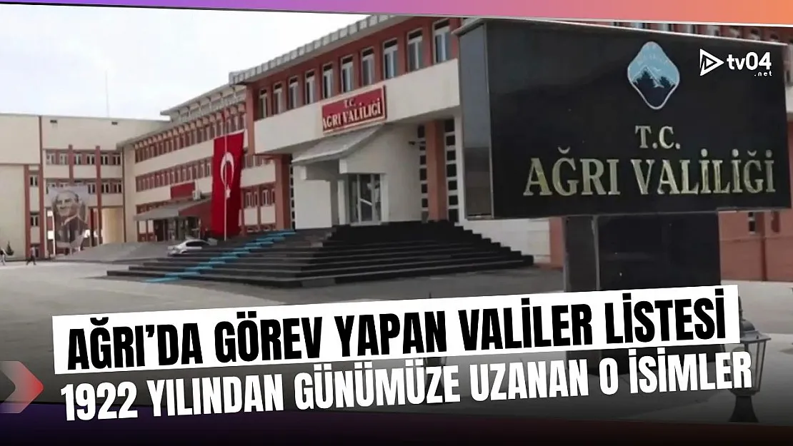 Ağrı Valileri Tam Liste (1922-2025) | Görev Yapan Tüm Ağrı Valileri ve Yılları