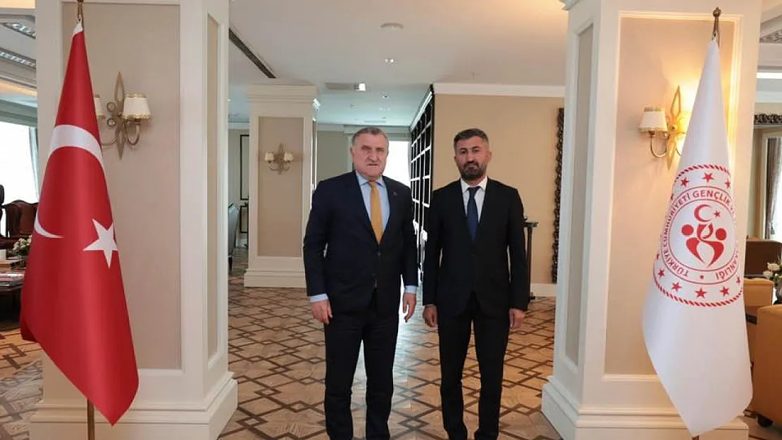 AK Parti Ağrı İl Başkanı İlhami Yıldız'dan Spor Yatırımları İçin Bakanlık Ziyareti