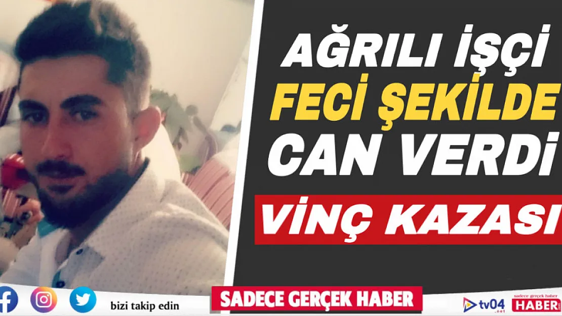 İnşaatta vinç devrildi, Ağrılı işçi ile beraber 3 kişi hayatını kaybetti