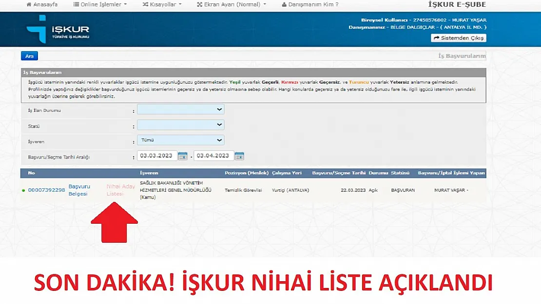 İŞKUR Nihai Aday Listesinde 'Kırmızı Işık': Anlamı, Süreci ve Çözüm Yolları