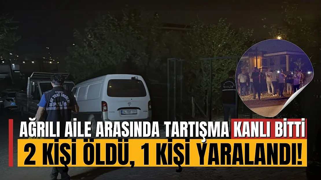 Kocaeli'de Ağrılı Aile Bireyleri Arasında Silahlı Kavga: 2 Ölü, 1 Yaralı