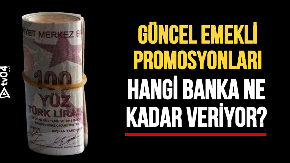 Mayıs 2025 Güncel Emekli Promosyonları: Hangi Banka Ne Kadar Veriyor?