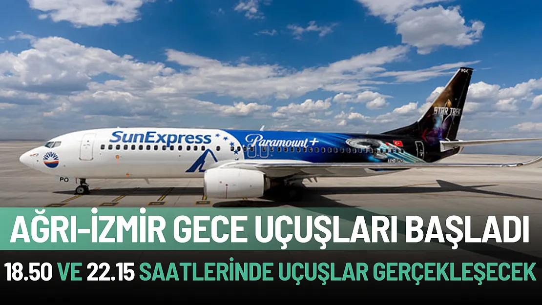 SunExpress, Uzun Yıllar Sonra Ağrı-İzmir Uçuşlarına Başladı