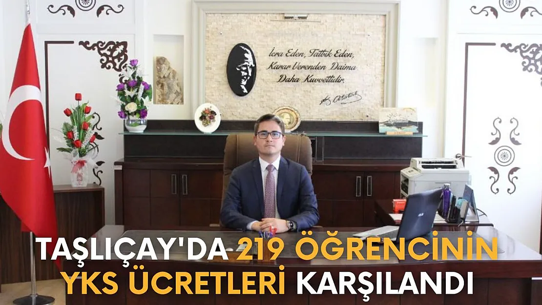 Taşlıçay'da 219 Öğrencinin YKS Giriş Ücretleri Karşılandı