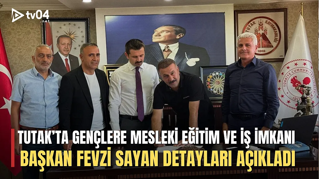 Tutak'ta Gençlere Mesleki Eğitim ve İş İmkanı – Tekstil Alanında Büyük Fırsat