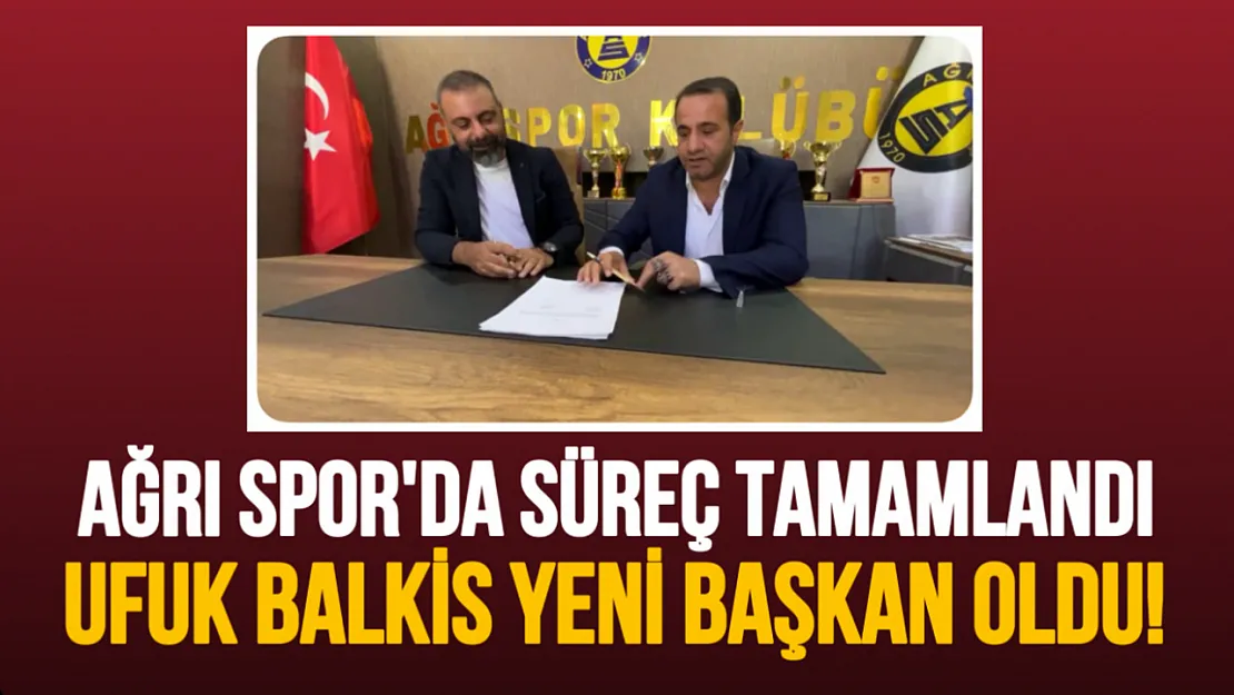 Video: Ağrı 1970 Spor'da Yeni Dönem Resmen Başladı: Ufuk Balkis Kulüp Başkanı Oldu