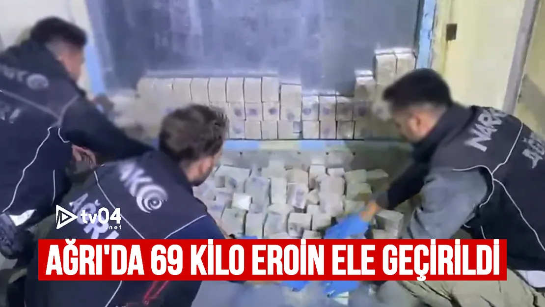 Video Haber: Ağrı'da Uyuşturucu Operasyonu: 69 Kilo Eroin Ele Geçirildi