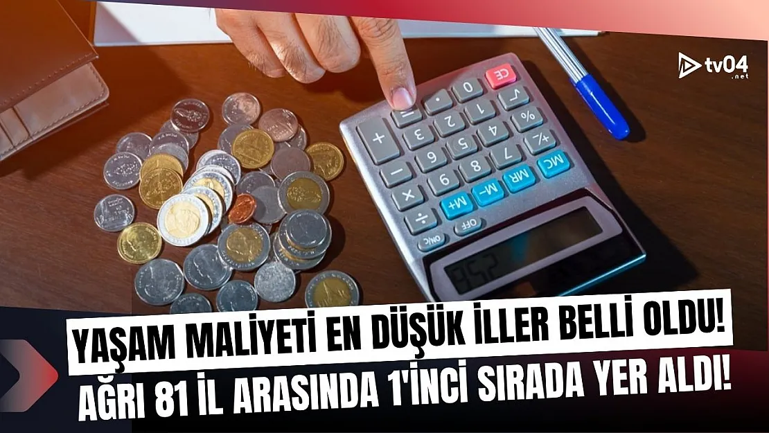 Yaşam Maliyeti En Düşük Şehirler Belli Oldu: Ağrı İlk Sırada!