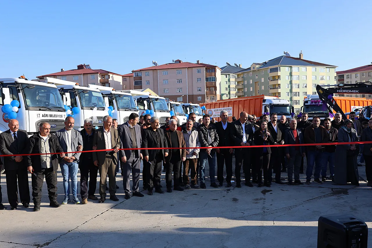 Ağrı Belediyesi'nden Dev Hamle: Yeni Araç Filosuyla Hizmet Kapasitesi Zirvede!