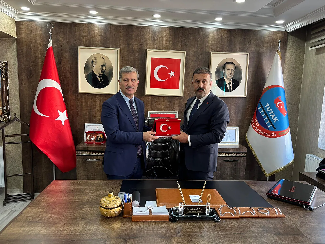 Tutak'tan Eğitime Tam Destek: Başkan Sayan, Rektör Gülçin'i Ağırladı