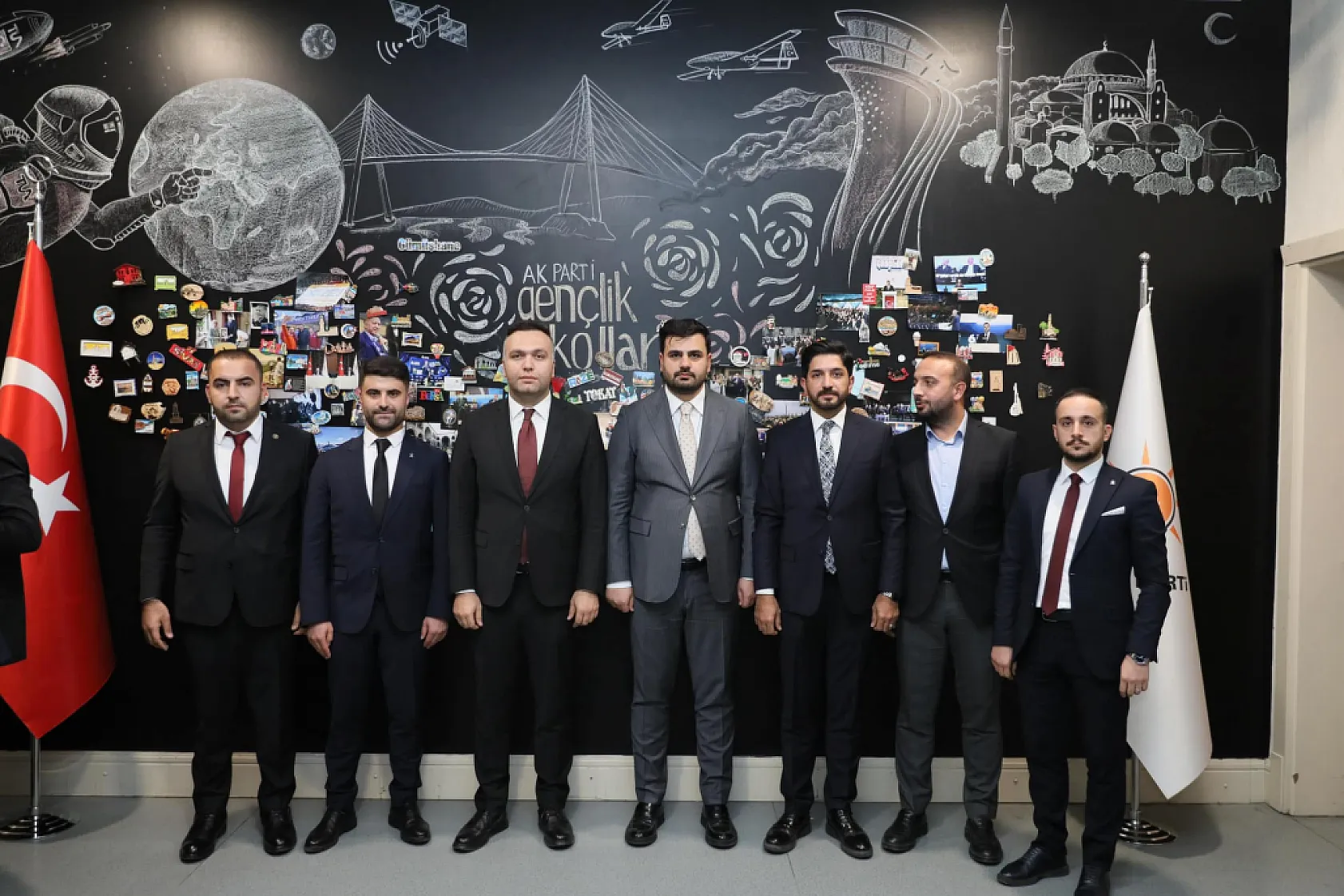 AK Parti Ağrı İlçe Gençlik Kolları Başkanlıklarında görev değişimi