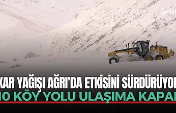 110 Köy Yolu Ulaşıma Kapandı