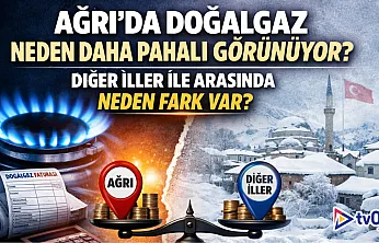 Ağrı'da doğalgaz neden daha pahalı görünüyor?