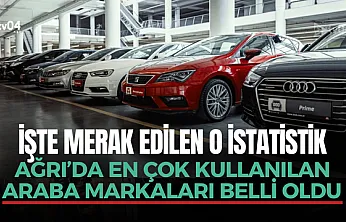 Ağrı'da En Çok Hangi Otomobil Markası Tercih Ediliyor?