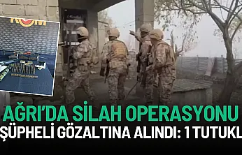 Ağrı'da Kaçak Silah Operasyonu: 4 Şüpheli Yakalandı