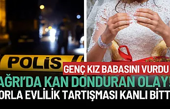 Ağrı'da Kan Donduran Olay: Genç Kız Babasını Vurdu!