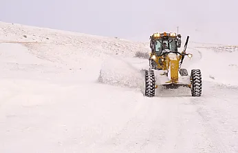 Ağrı'da kar ve tipi ulaşımı vurdu
