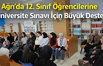 Ağrı'da öğrenciler üniversiteye bu kampla hazırlanıyor