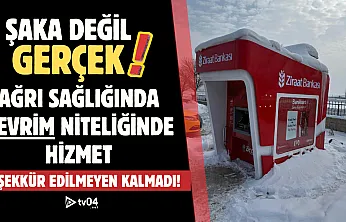 Ağrı'da Sağlığa 'Çağ Atlatan' Hizmet: Hastane Bahçesine ATM Kuruldu