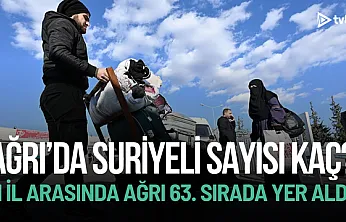 Ağrı'da Suriyeli sayısı kaç?