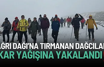 Ağrı Dağı'nda 16 Kasım Zirve Macerası: Dağcılar Kara Yakalandı