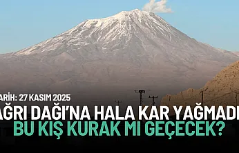 Ağrı Dağı'nda Tarihi Kuraklık Endişesi: 27 Kasım'da Hâlâ Kar Yok!