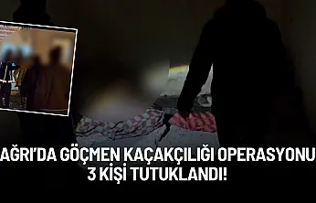 Ağrı Doğubayazıt'ta Düzensiz Göçmen Operasyonu: 3 Göçmen Kaçakçısı Tutuklandı!