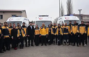 Ağrı'nın Acil Sağlık Gücüne 7 Yeni Ambulans Takviyesi