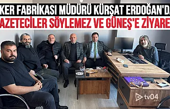 Ağrı Şeker Fabrikası Müdürü Erdoğan'dan Gazeteciler Söylemez ve Güneş'e Anlamlı Ziyaret