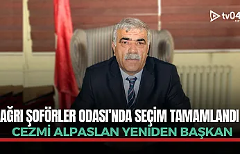 Ağrı Şoförler Odası'nda seçim tamamlandı: Alpaslan yeniden Başkan